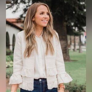 Ann Taylor Cream Women's Jacket